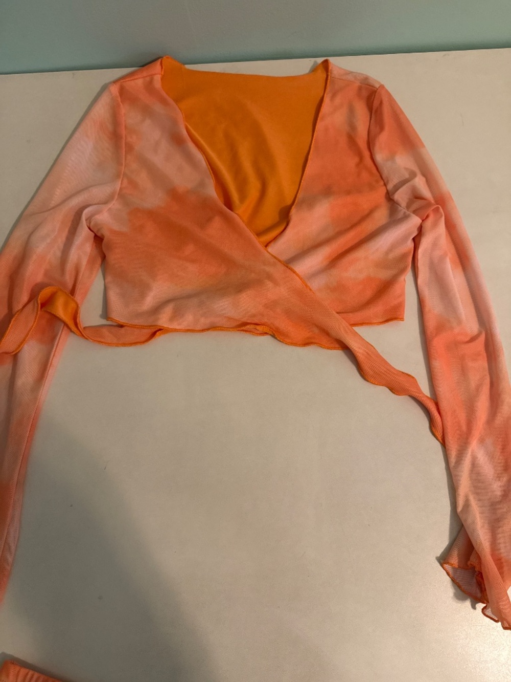 Bright orange 2 piece set - Picture 3 of 3